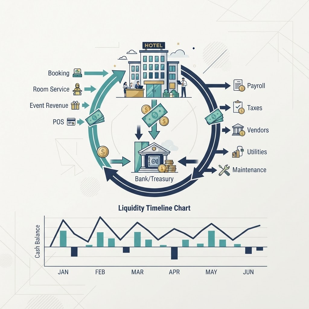 Illustrazione dell'articolo: Come Gestire il Cash Flow di una Struttura Ricettiva