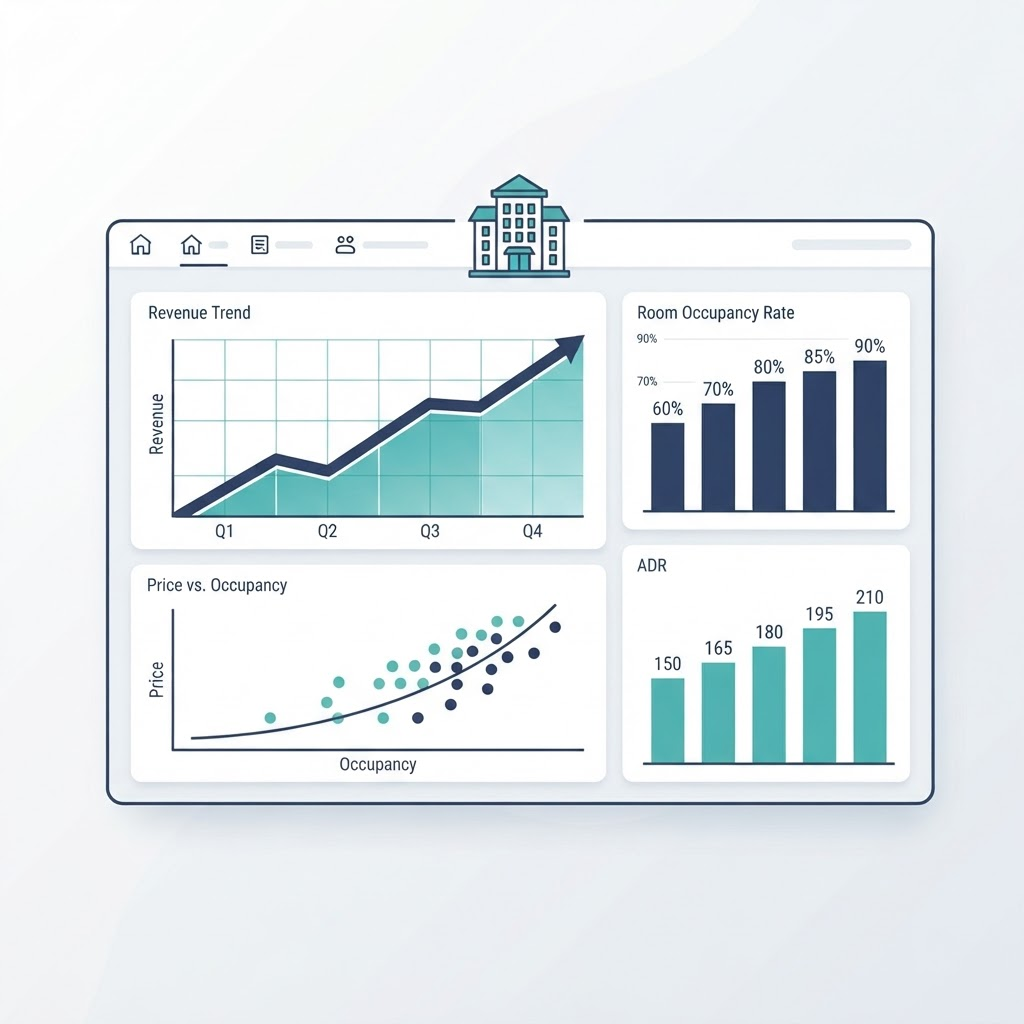 Illustrazione dell'articolo: Revenue Management per Hotel: Guida Completa