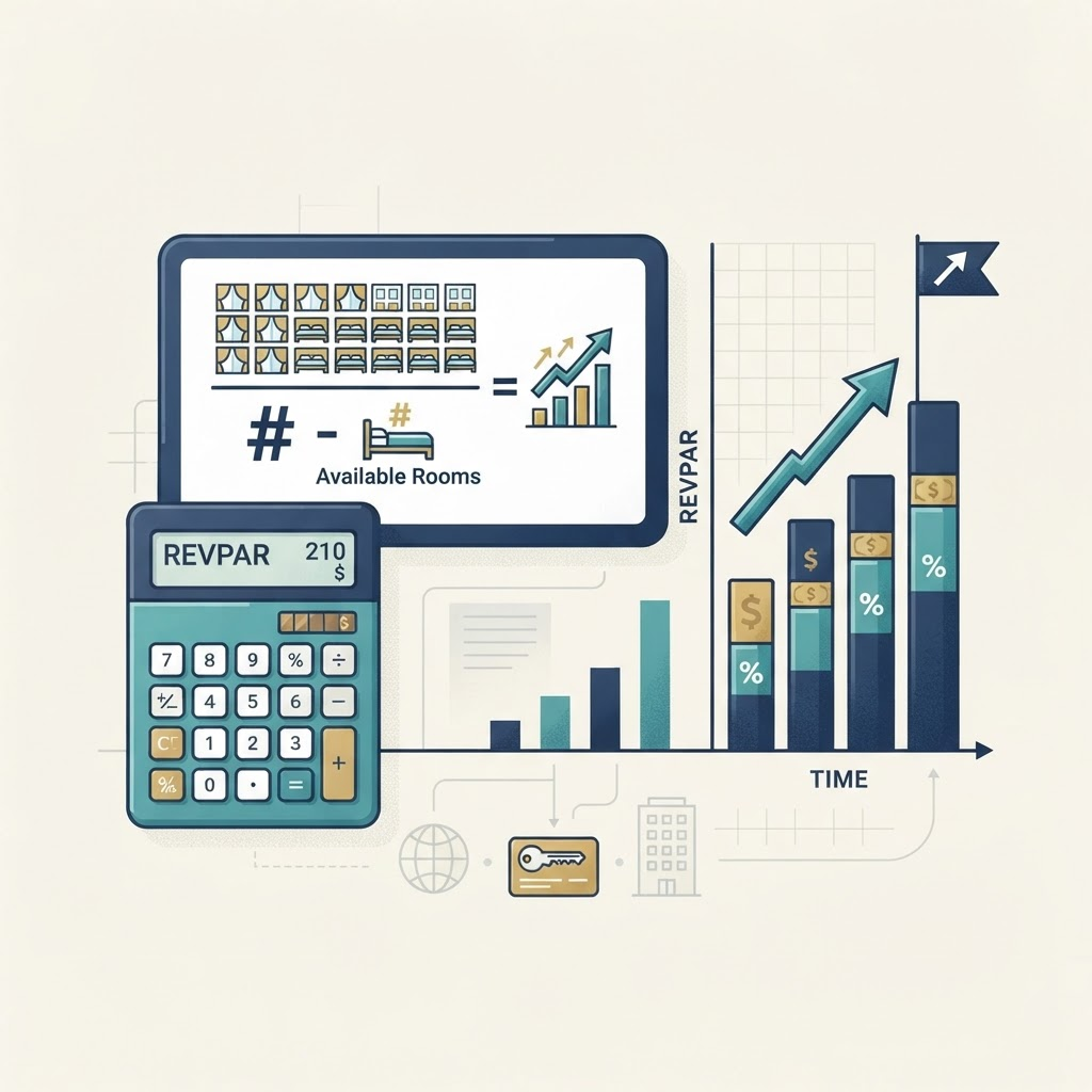Illustrazione dell'articolo: Come Calcolare il RevPAR: Formula ed Esempi Pratici